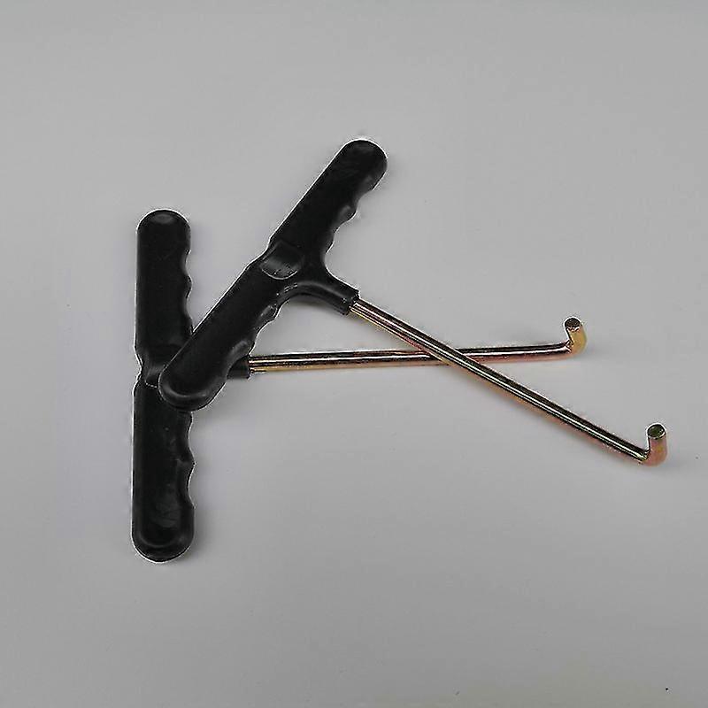 4pcs trampoline spring compressor, trampoline tools metal spring balancer t-hook puller hand tool