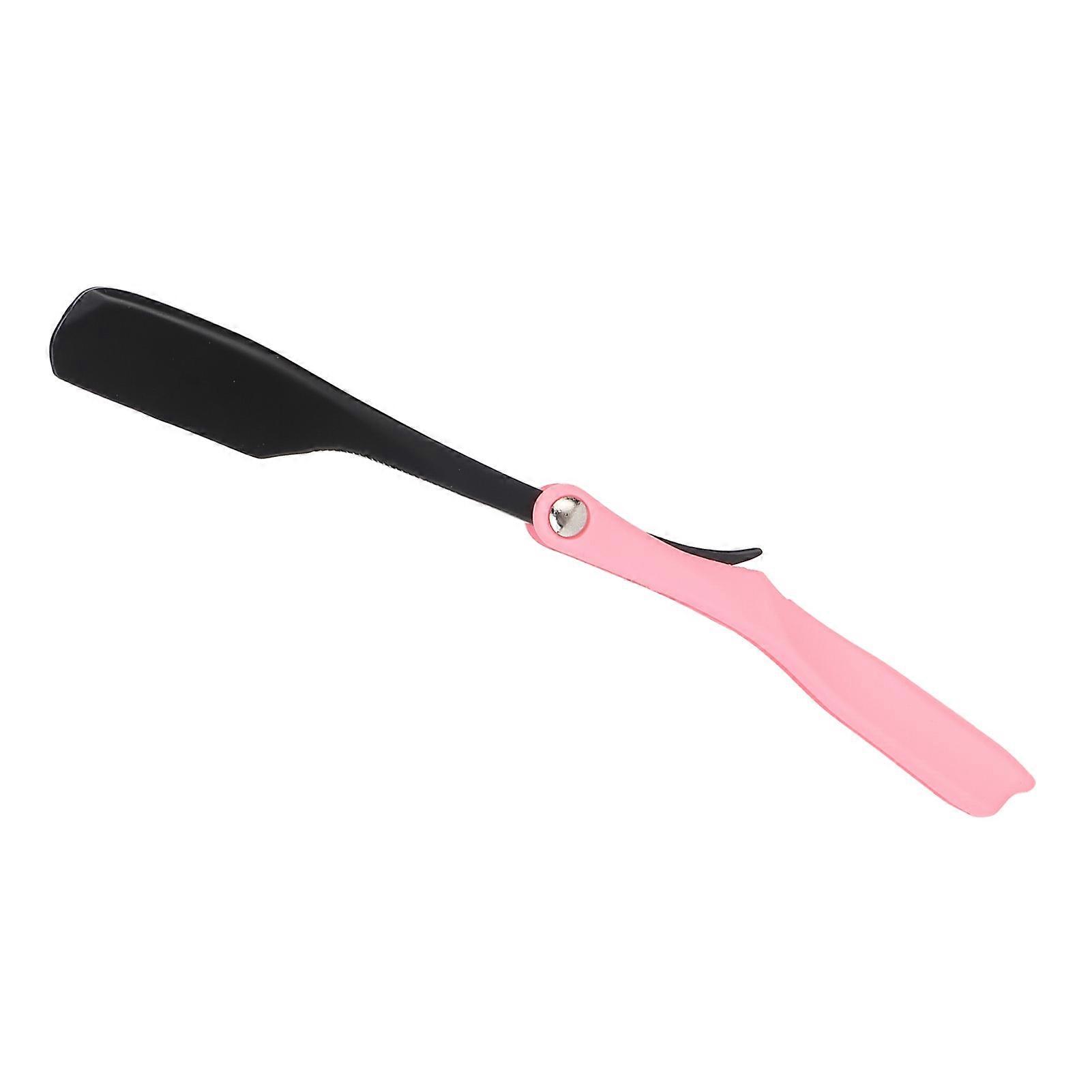 Professional Folding Straight Edge Barber Razor Holder Manual Zinc Alloy Eyebrow Shaving Razor Holder