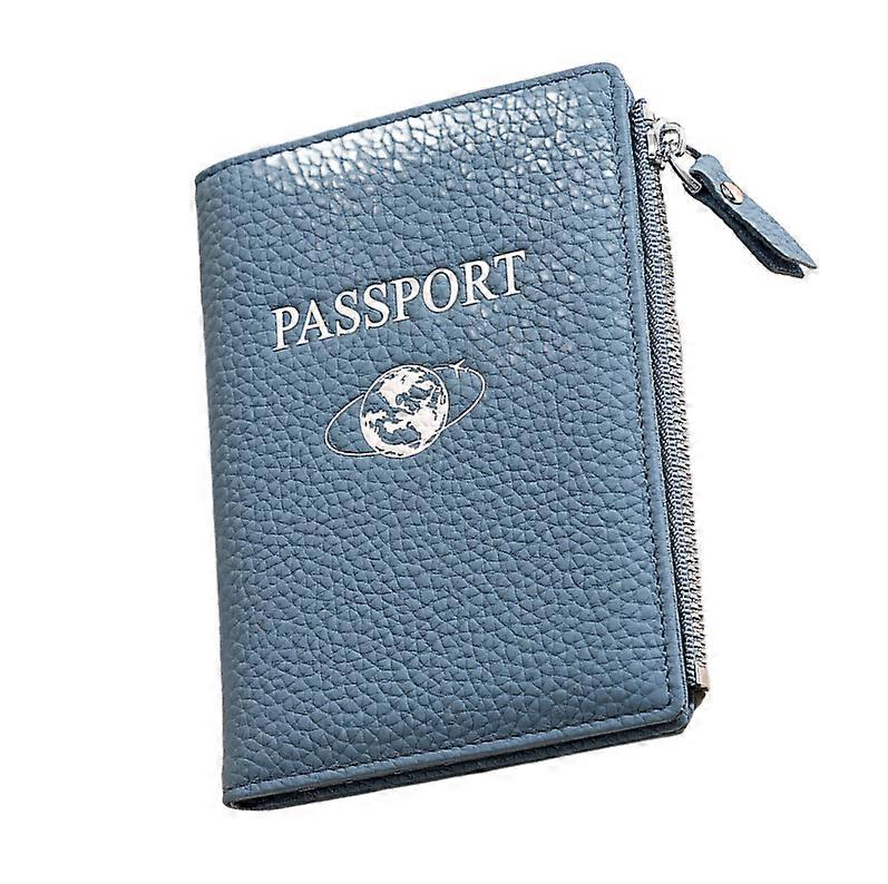 INF RFID-blokerende læder rejsepung til pas