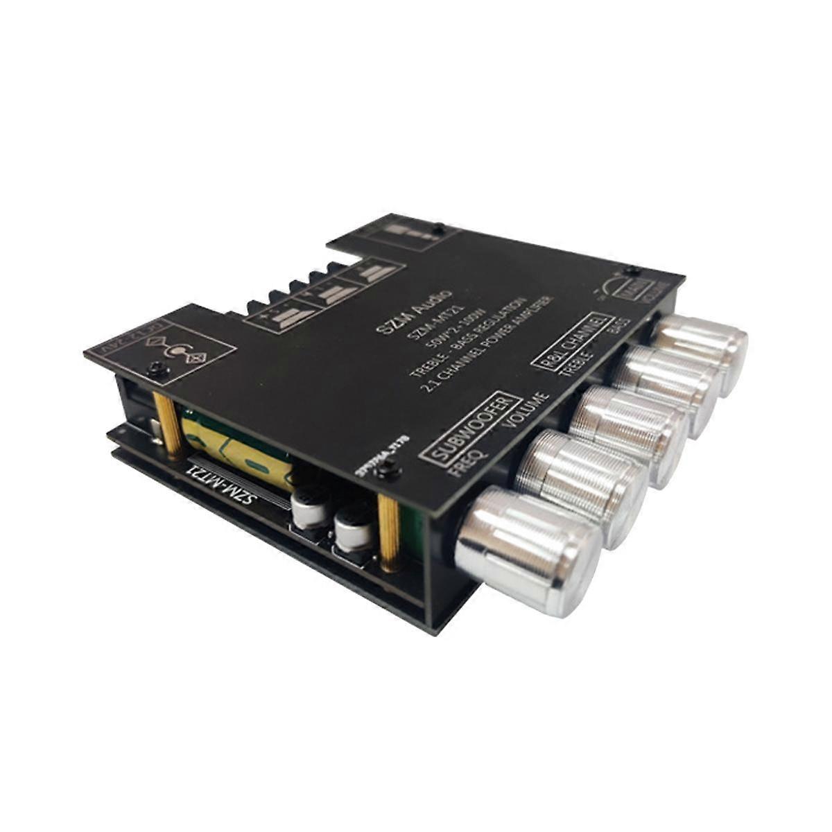 2.1 Channel Bluetooth Digital Power Amplifier Board Module High/Bass 50Wx2+100W High Power Amplifie