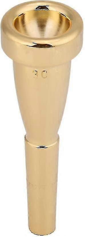Trumpet Mouthpiece, Brass Trumpet Mouthpiece For 3c Size Instruments (gold)