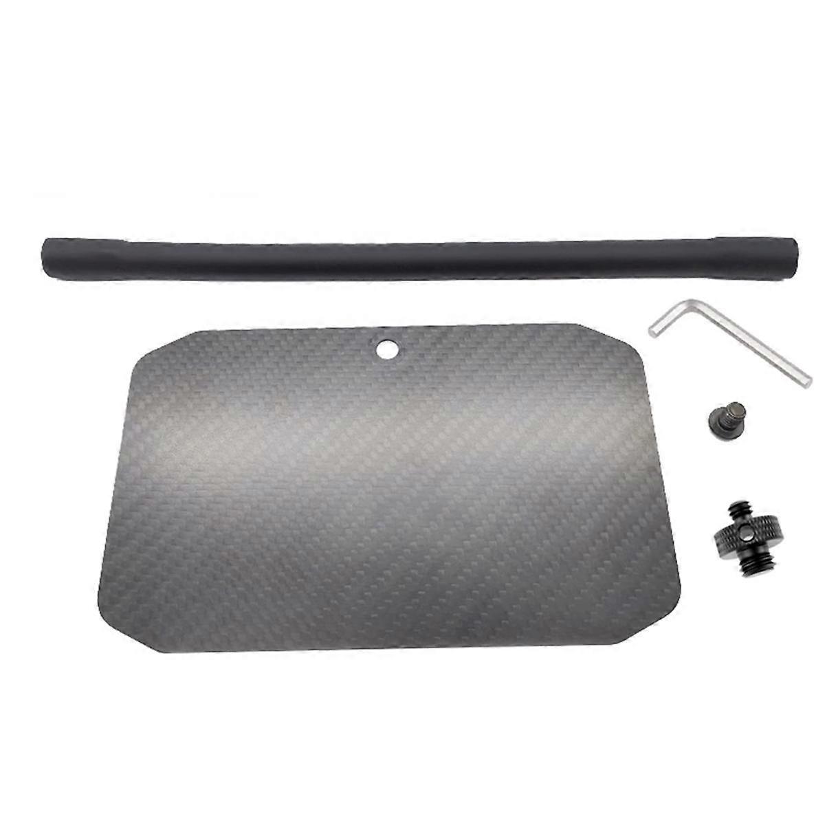 Mini Carbon Fiber Light Block Shading Hood Plate Outdoor Photo Camera Lens Accessories for Outdoor