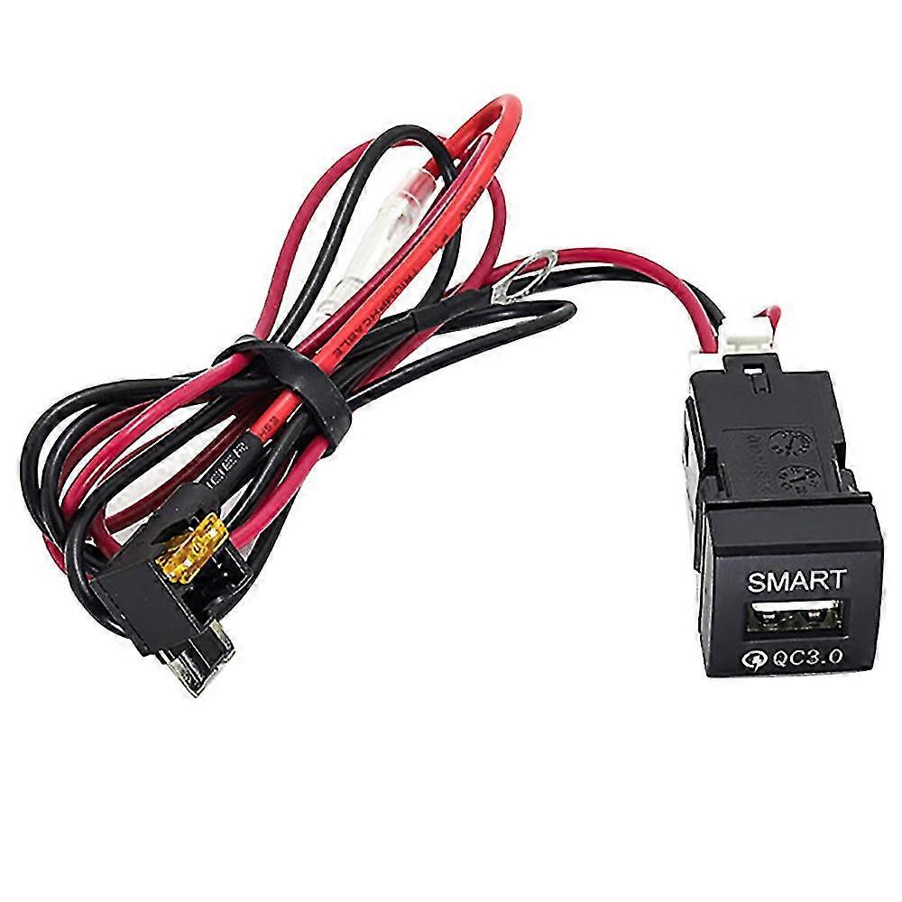 Bil USB-lader Qc3.0 billader USB-port for 2019 y