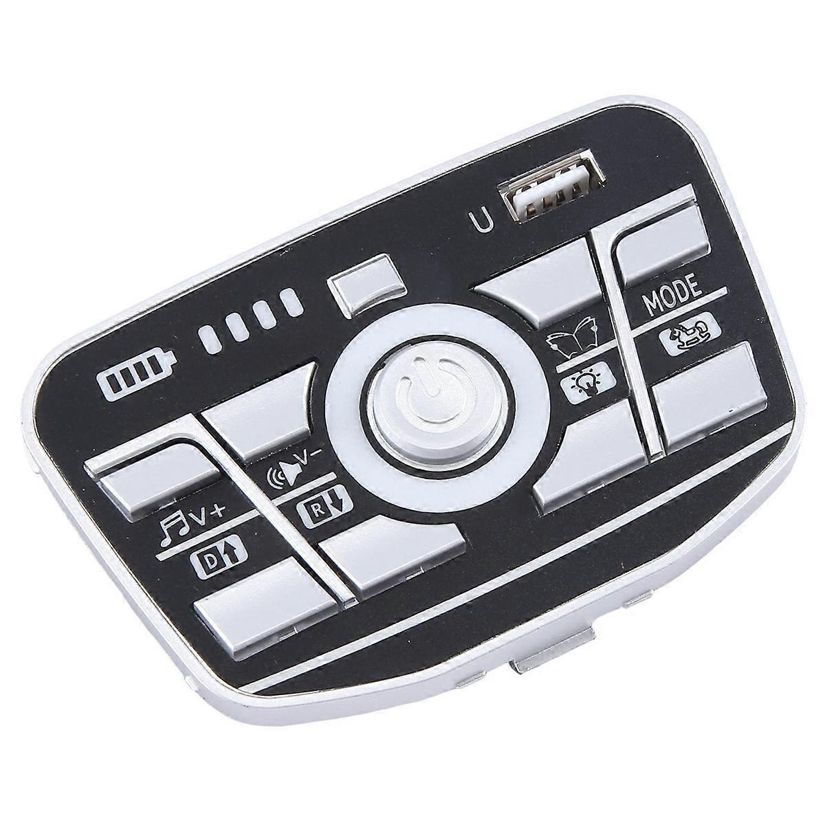 Children's Electric Vehicle Power Supply Central Control Switch Multi Functional Bluetooth Music Po