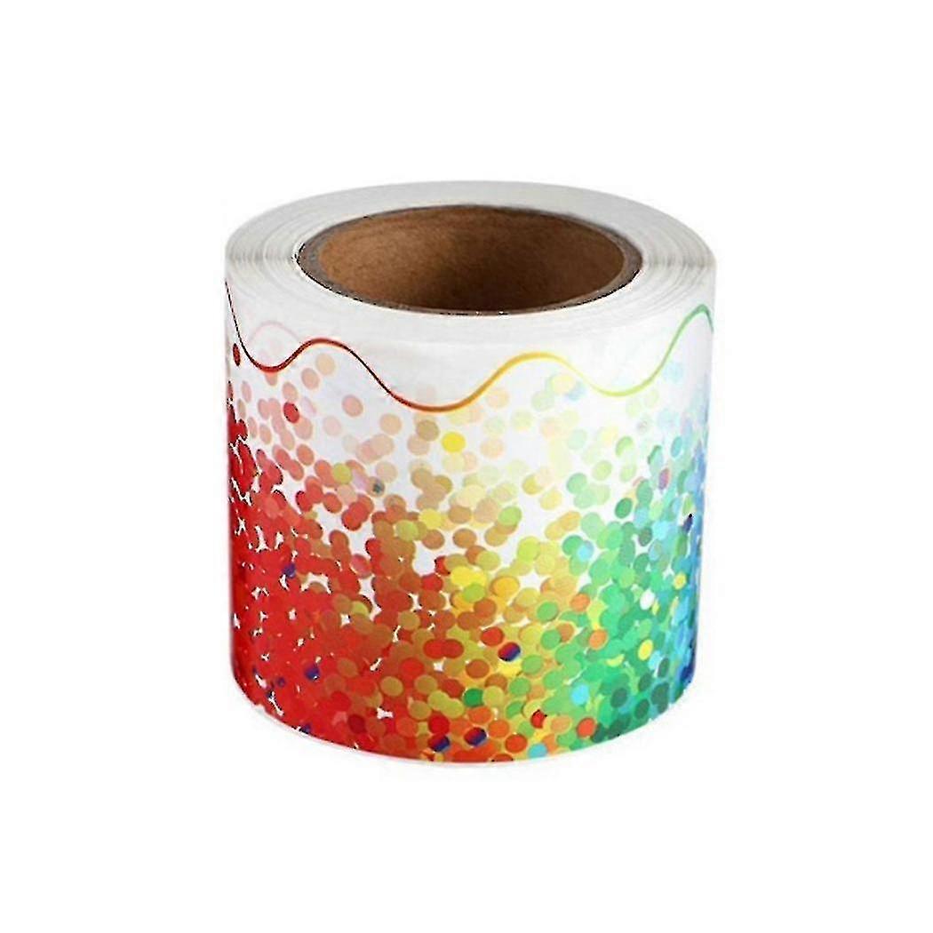 1 Roll Bulletin Board Border Sticker Bulletin Borders Stickers Border Trim fit for Classroom Black Boar