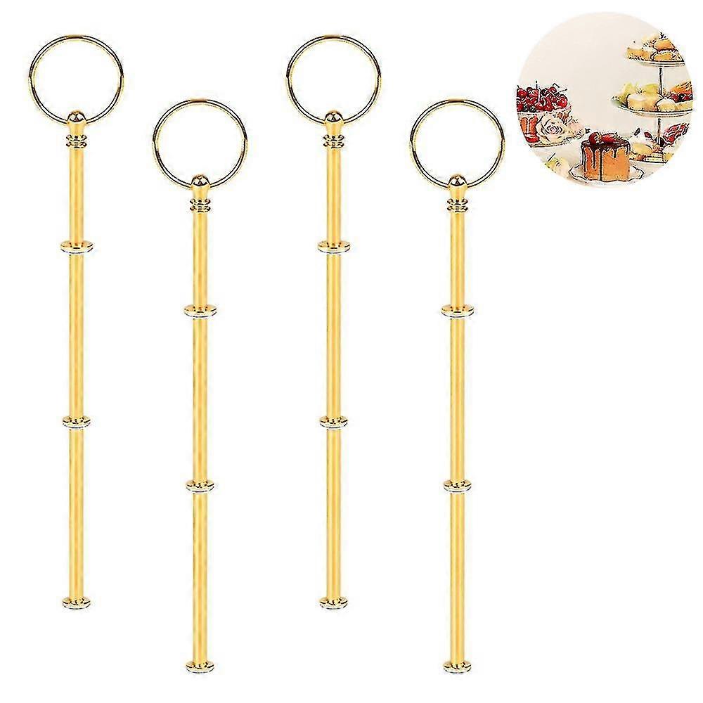Set di 4 supporti per torta a 3 livelli, supporti per vassoio a 3 livelli, supporti per torta a 3 livelli