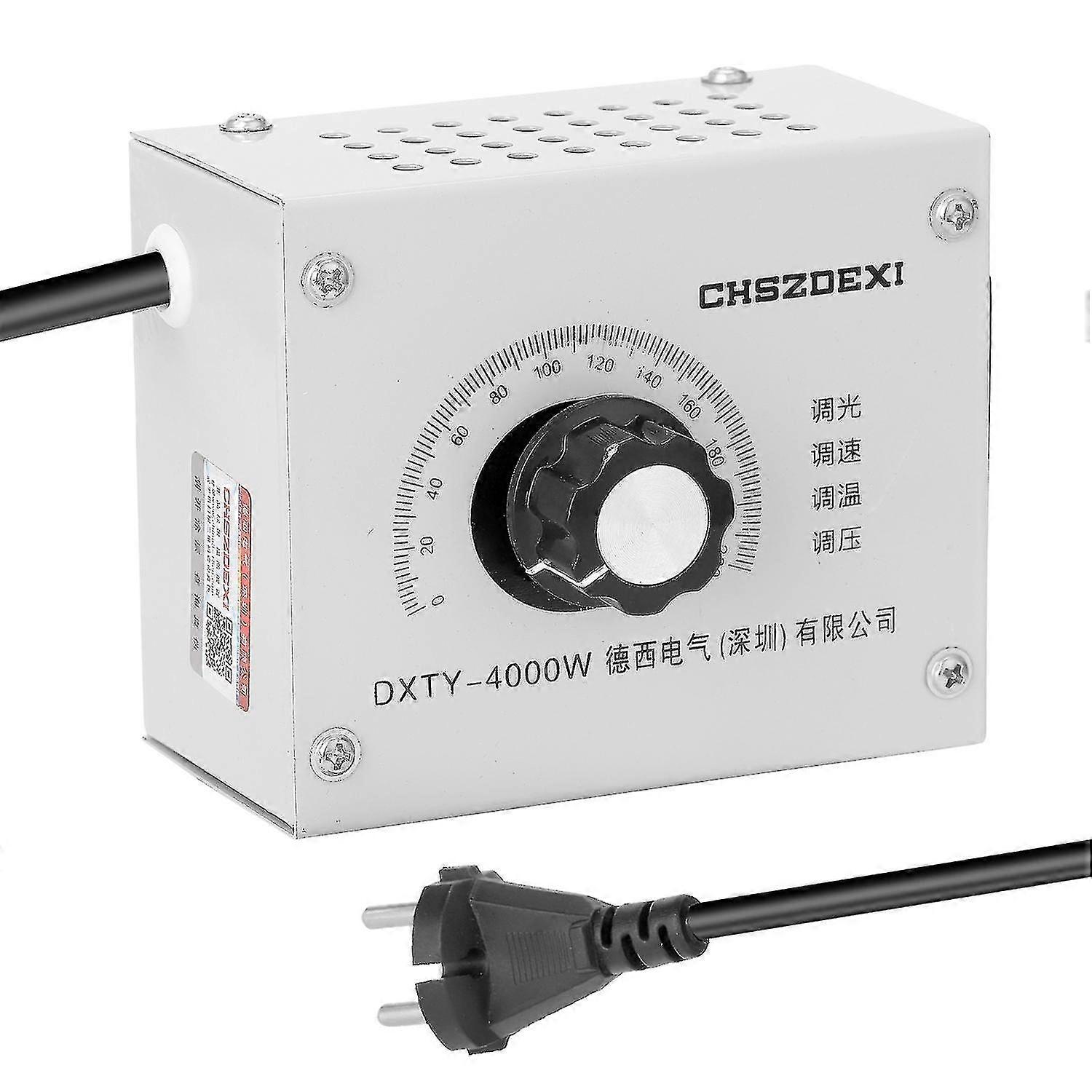 Compact Variable Voltage Regulator Portable Speed Temperature Light Voltage Adjuatable Dimmer