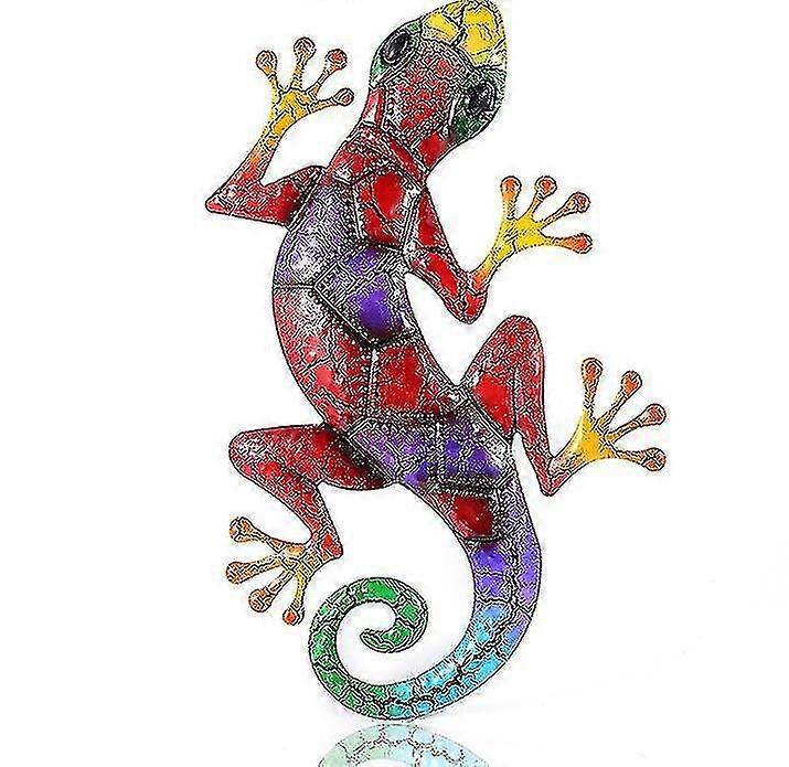 Metal Art Gecko Wall Dcor Lizard Home Decoration