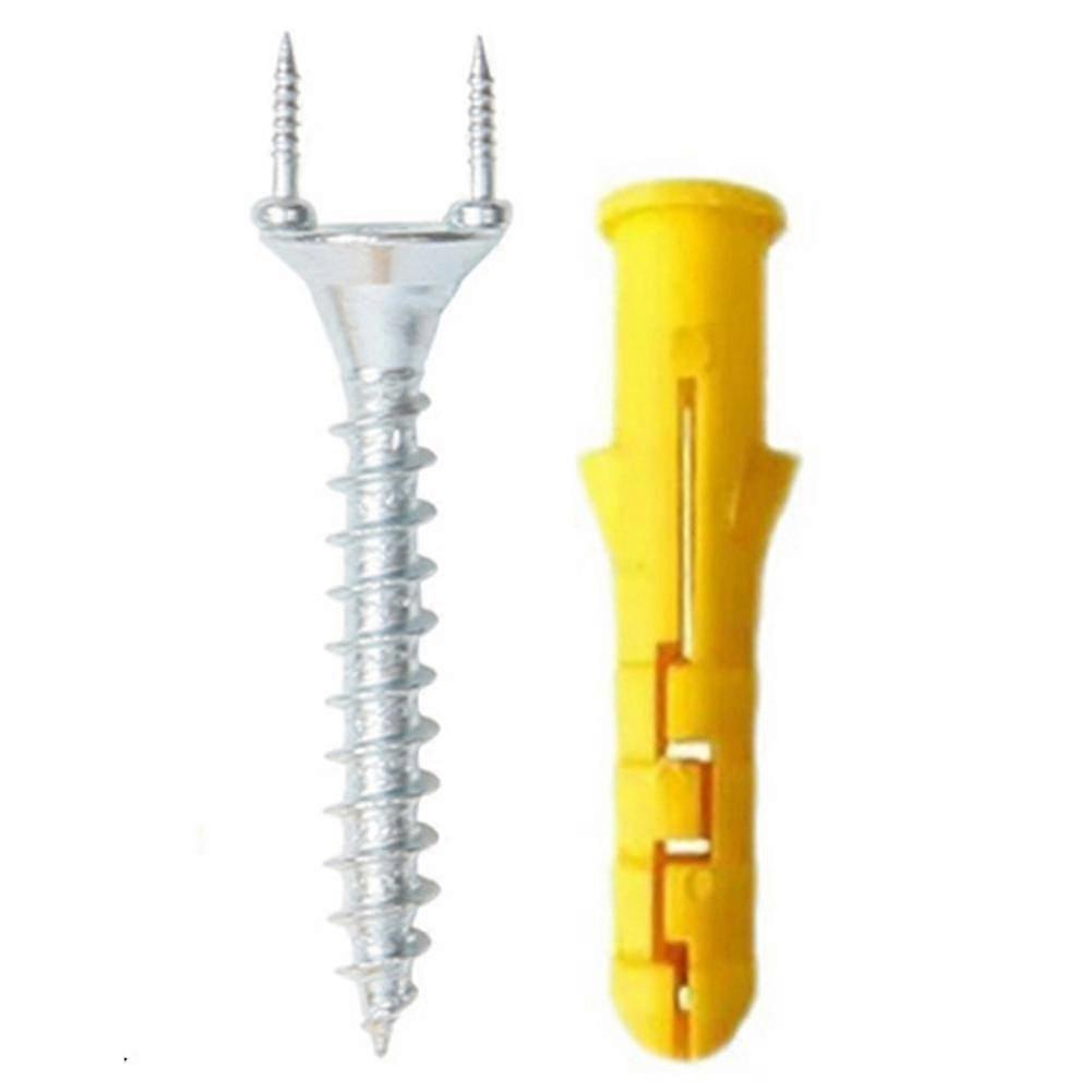 50pcs Seamless Double-headed Screw Solid Wood Baseboard Seamless Foot Line Security Screws