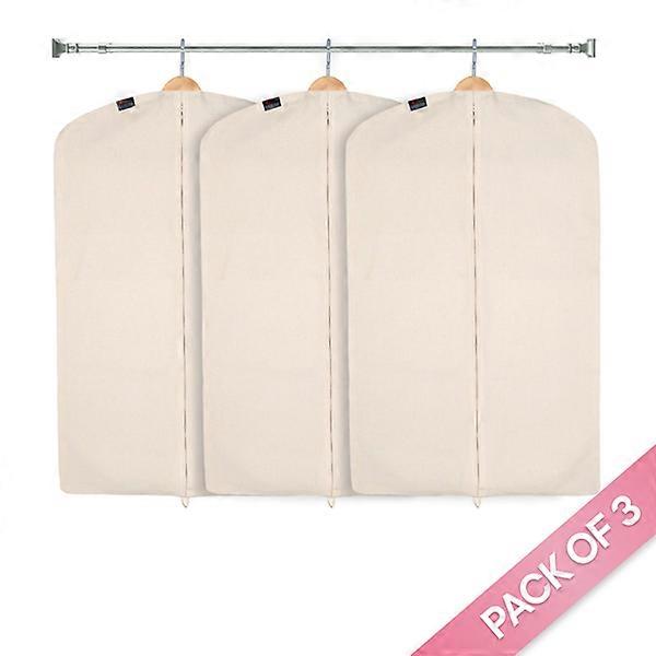 Deluxe 100% Natural Zipped Cotton Suit Cover (approx. 99 X 60cms)