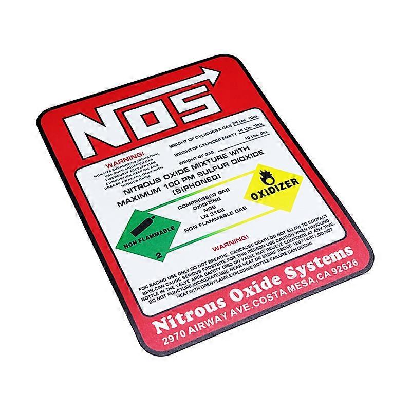 NOS Car Stickers Reflective Nitrogen Acceleration Decorative Stickers Body Stickers Rear Window Car Stickers Electric Vehicle