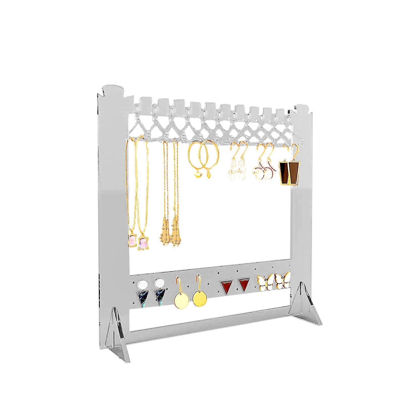 Ohrring Display Stand Mini Kleiderbügel Ohr Ohrstecker Halskettenhalter Display Stand Schmuck Organizer