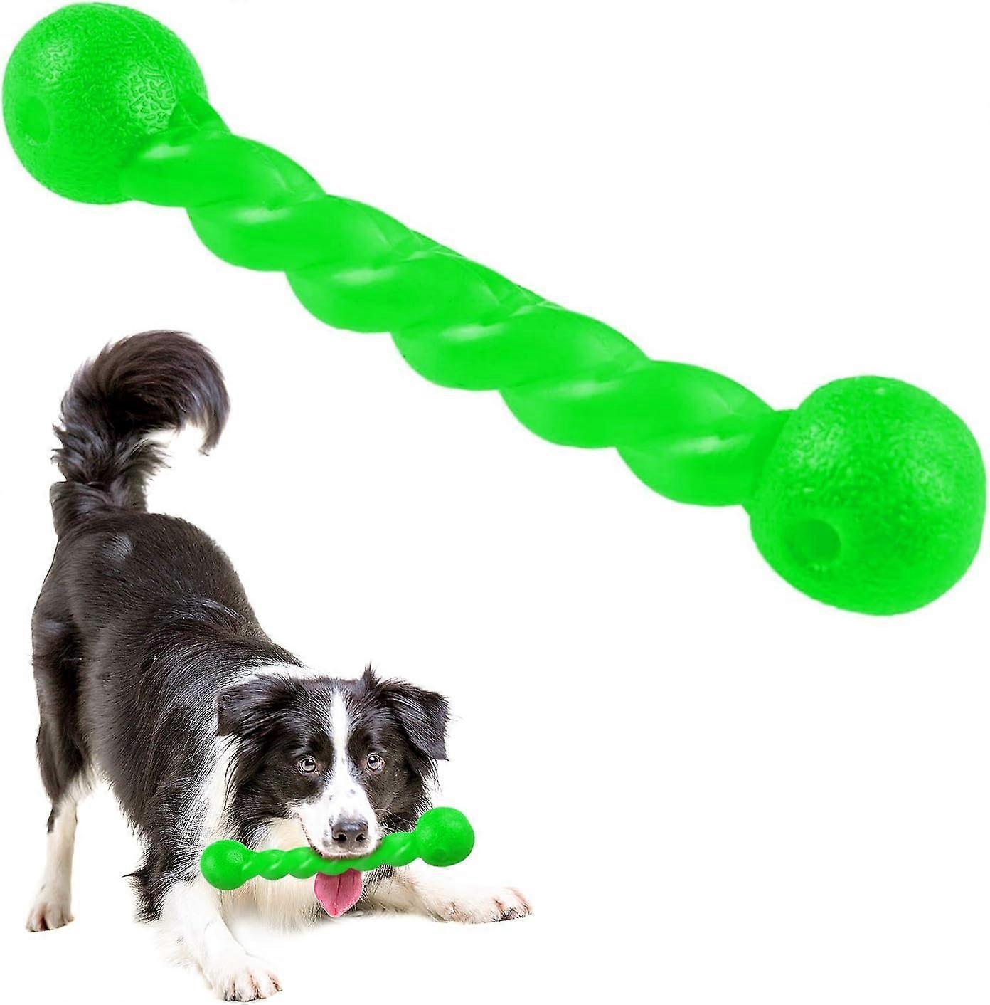 Dog Toy for Teeth,Rubber Spiral Chew Bone,Non-Toxic Indestructible Dog Molar Rod,Puppy Intelligence Toy for Medium Small Dogs,Pet Oral Care
