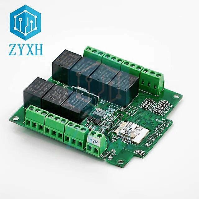 Water Timers Tuya 7 Way WiFi Remote Control Relay Adapter Switch DC 7-27V AC 85-250V Jog Interlock Linkage 433mhz RF IoT Relay Module