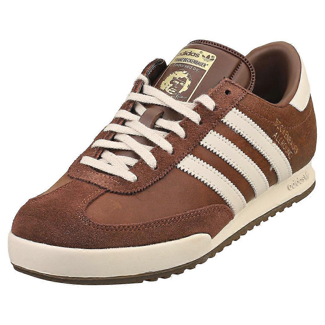 adidas Beckenbauer 男士休闲运动鞋 - 棕色