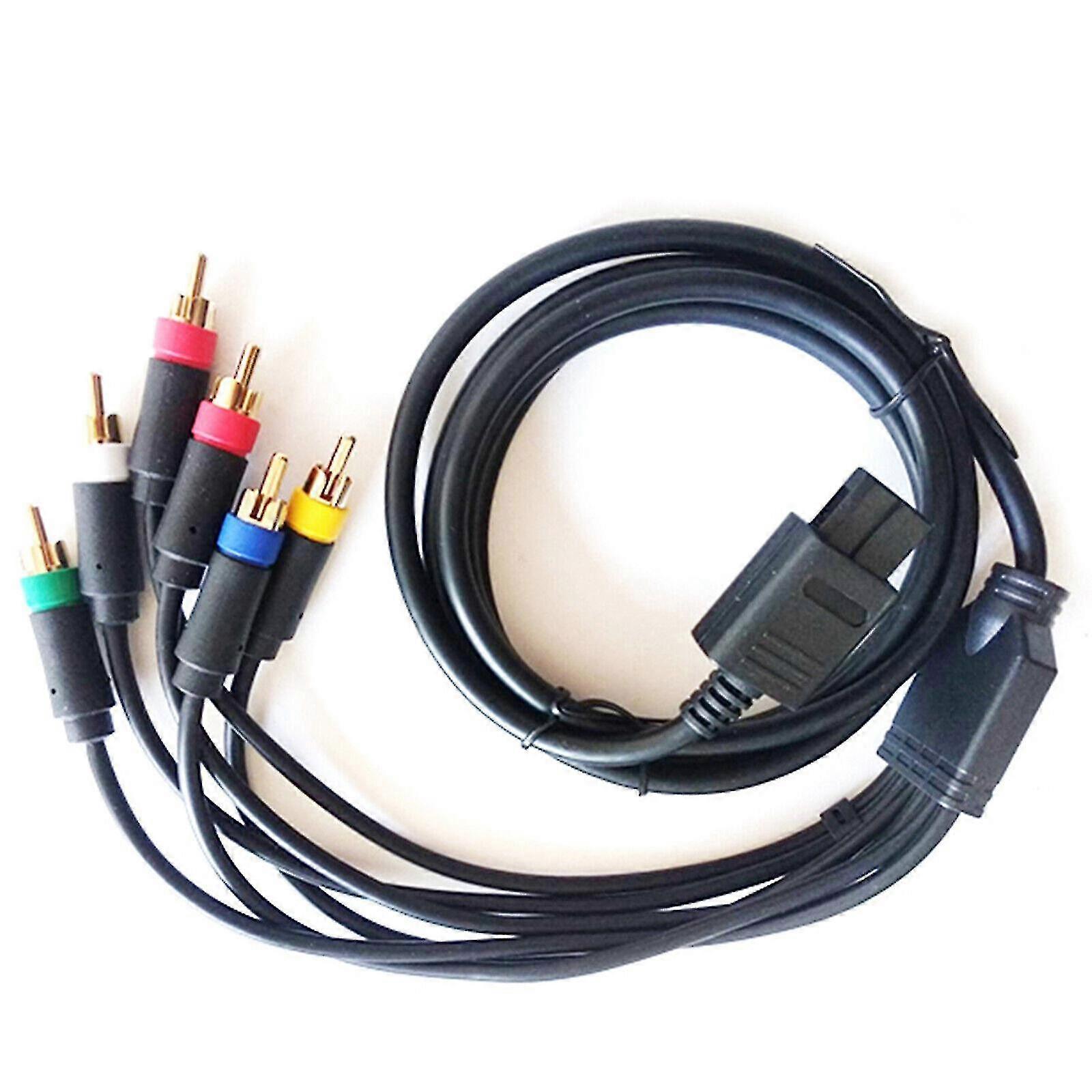 Rgb/rgbs Cable Cord Wire Replacement Part For Sfc N64 Ngc Gamecube Game Console