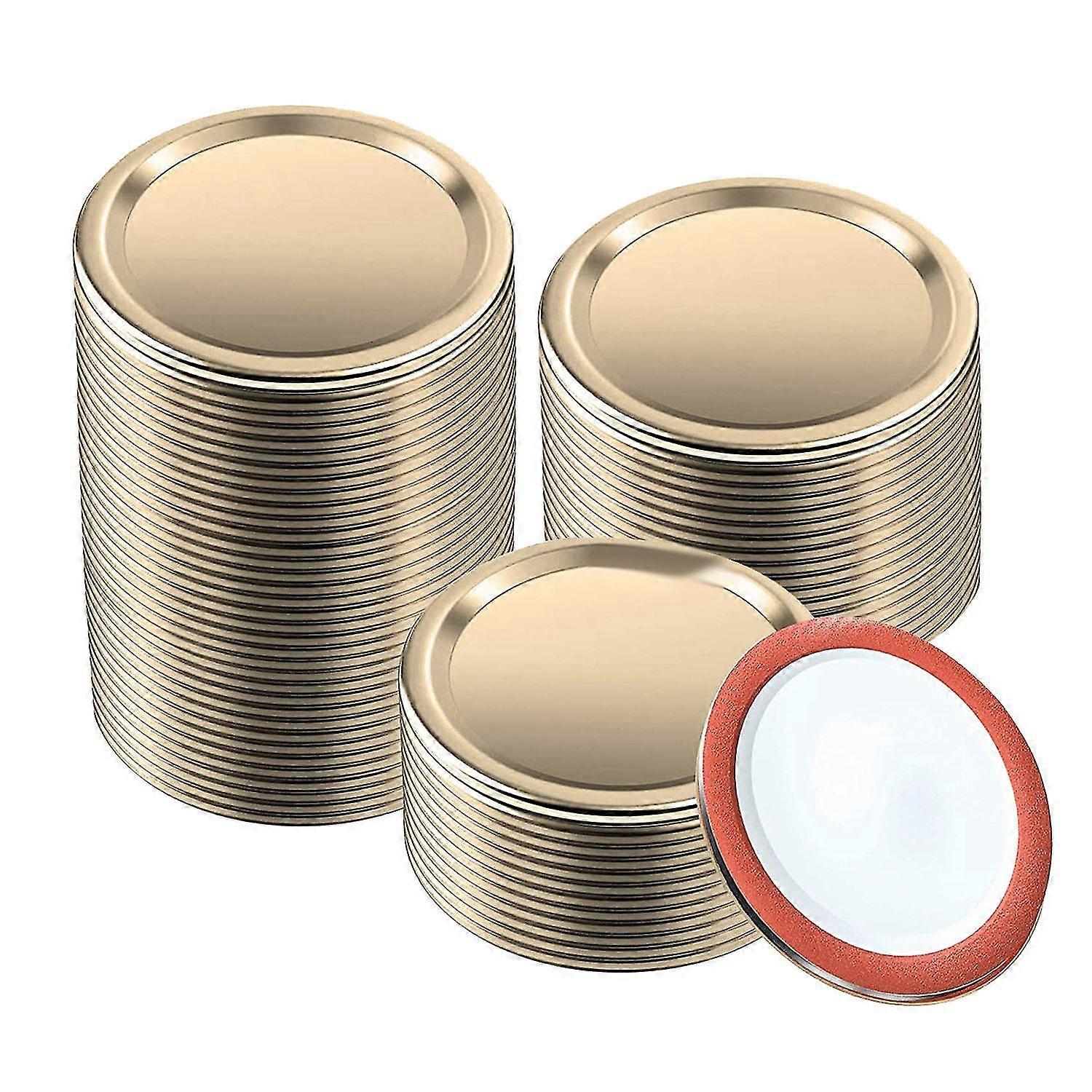 150pcs Regular Mouth Canning Lids For Ball, Kerr Jars, Split-Type
