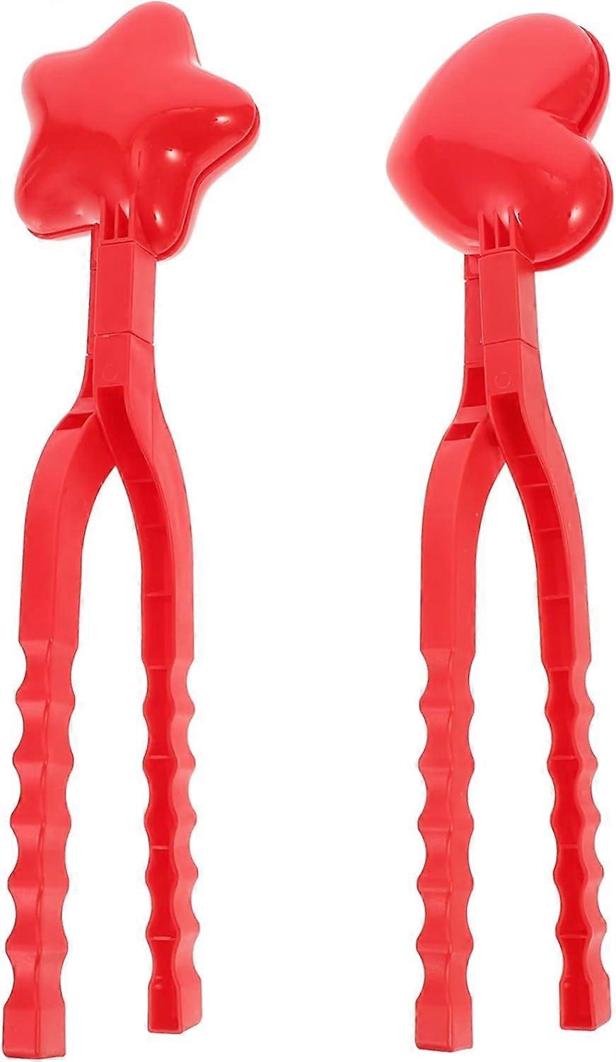 Set of 2 Snowball Molds Snowball Machine Thrower Snowball Markers Snowball Machine Toys Winter Snowball Making Tools Snowball Shaper for Kids Snow Bri