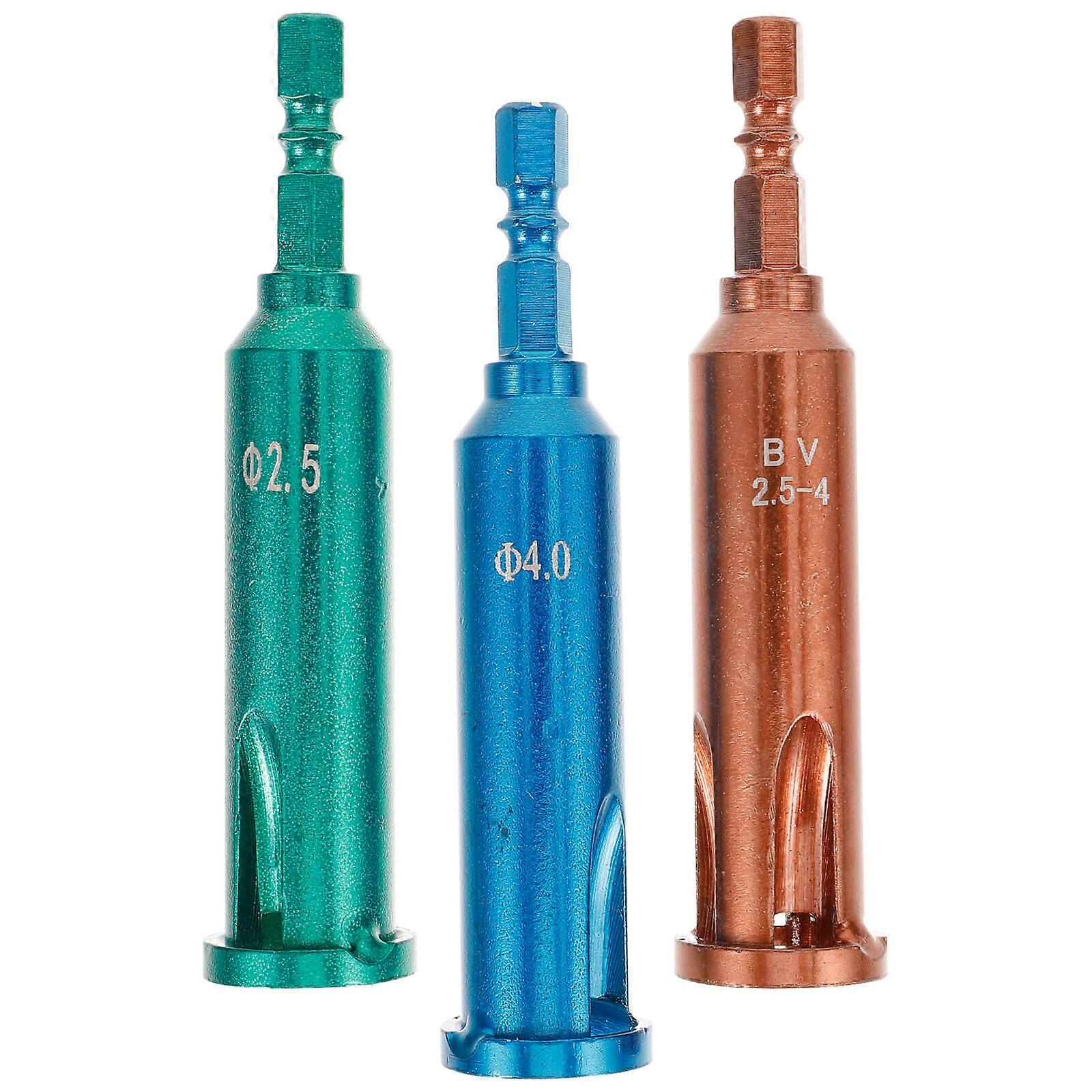 3pcs  Wire Twisting Tool Professional Wire Stripper and Twisting Tool for Drill