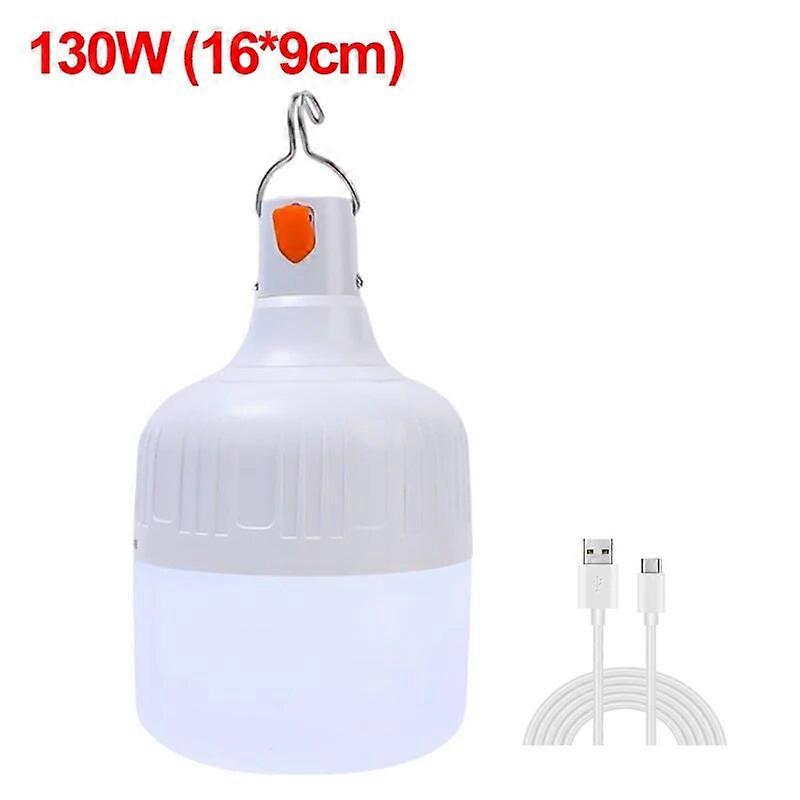 Portable Emergency Lights USB Rechargeable LED Lantern Outdoor Adjustable Tent Lamps BBQ Fishing Camping Bulbs Garden Lighting
