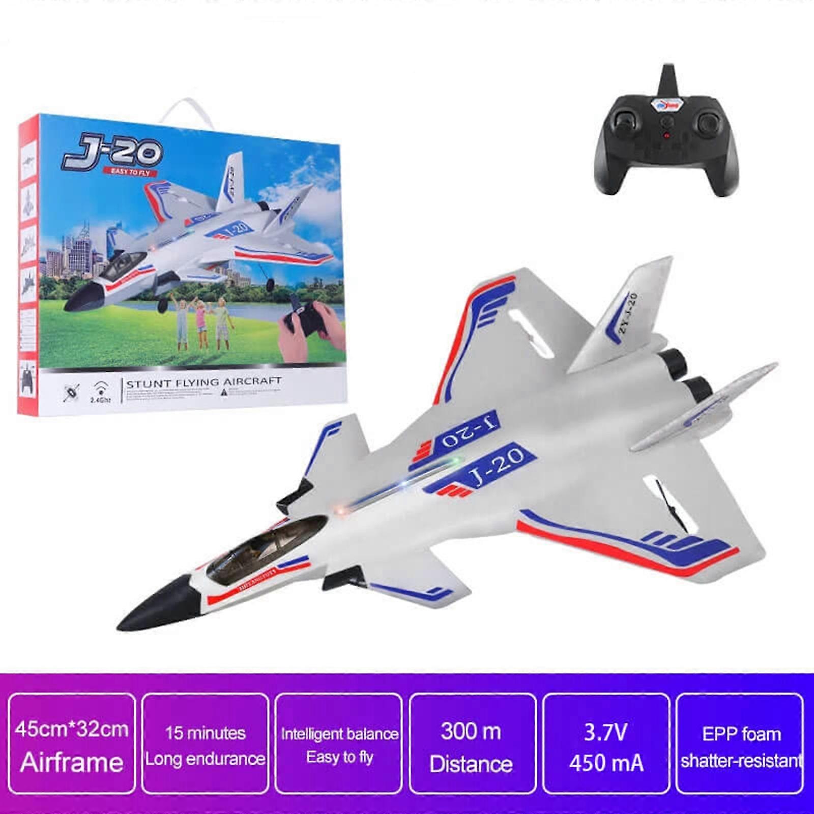 Zy-J20 Remote Control Airplane Fighter Children's Toys Foam Small Airplane