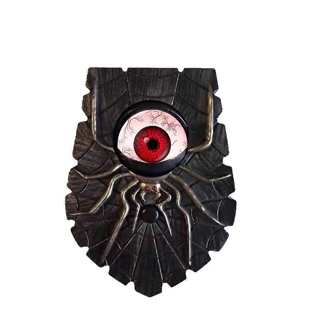 Halloween Creepy Doorbell One-eyed Spider Tricky Props Prank Toys