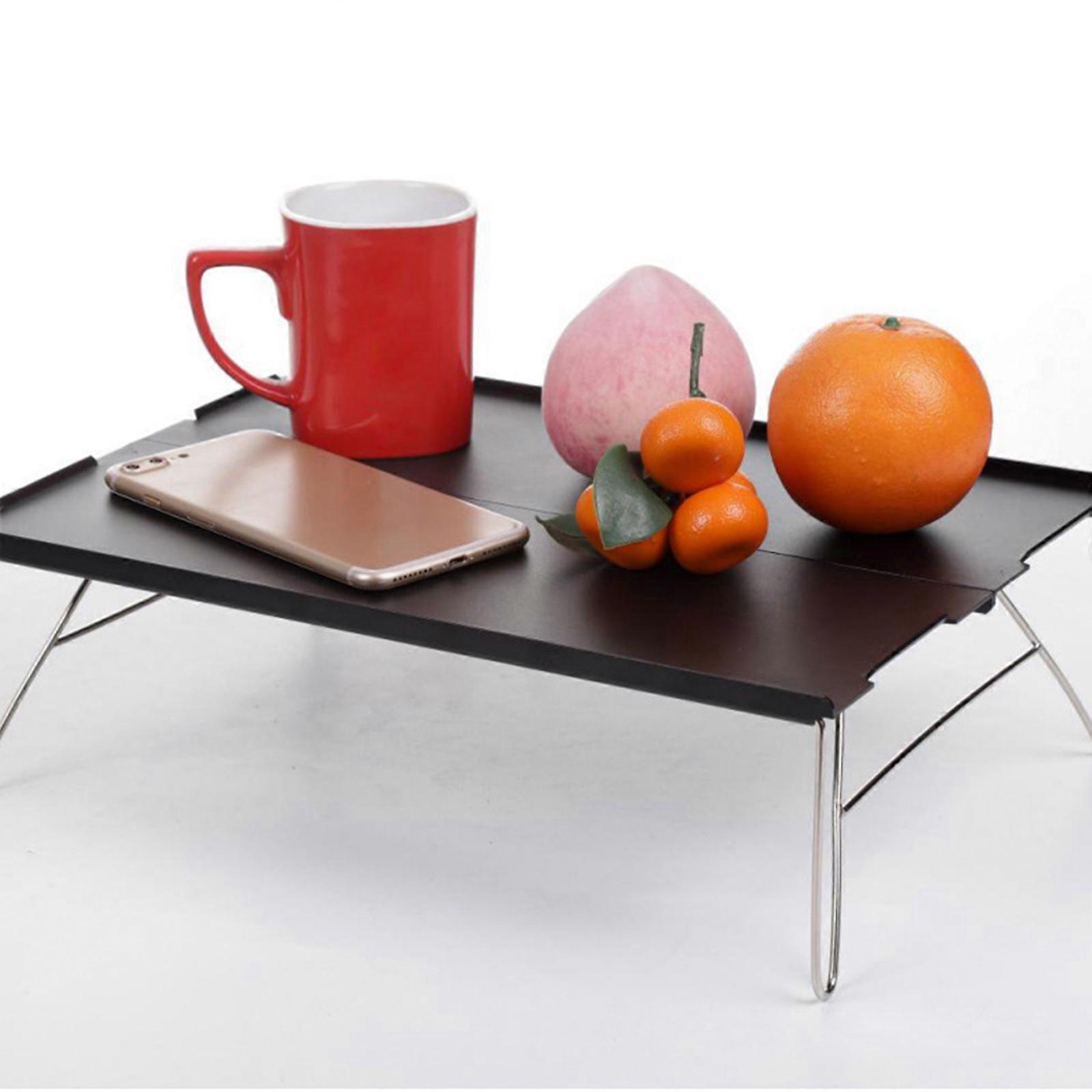 2023 Nytt Uppgraderat Bärbart Lätt Hopfällbart Campingbord Aluminiumlegering Utomhus Picknickbord, 0,8 kg Vikt