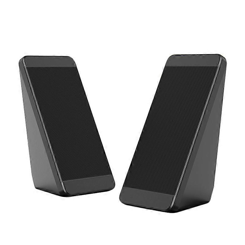 1 Pair Wired USB Mini Speaker Desktop PC Laptop Computer Stereo Music Player JIKAIX