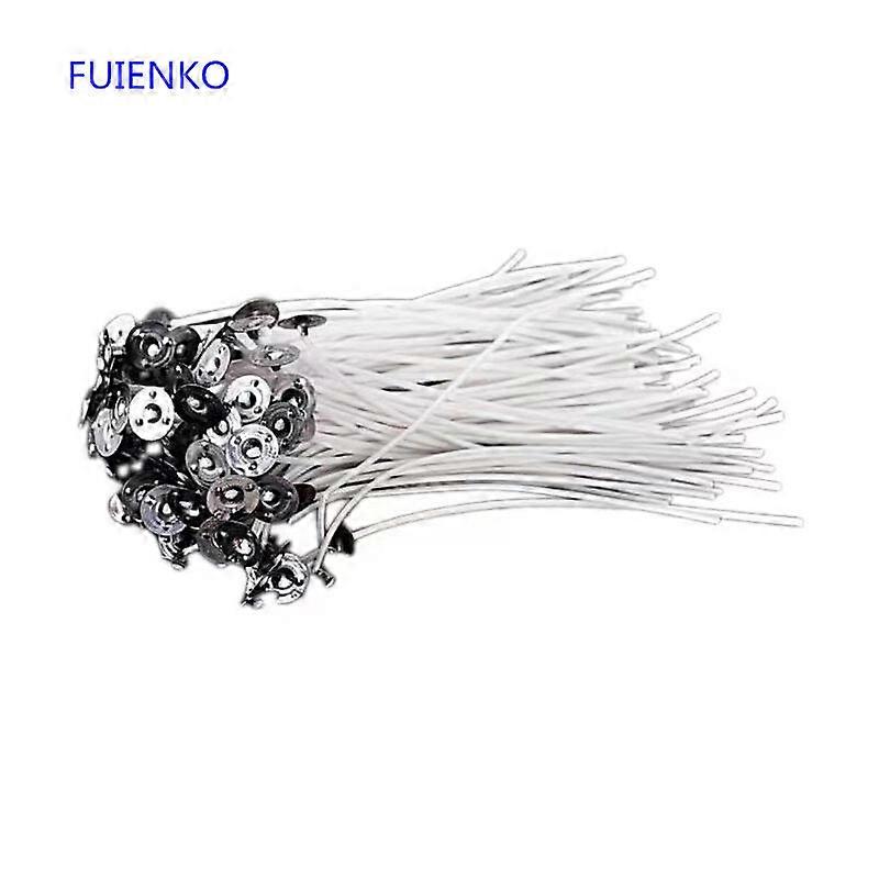 Witte Katoen Gewaxte Kaars Wick 20cm 50PCS