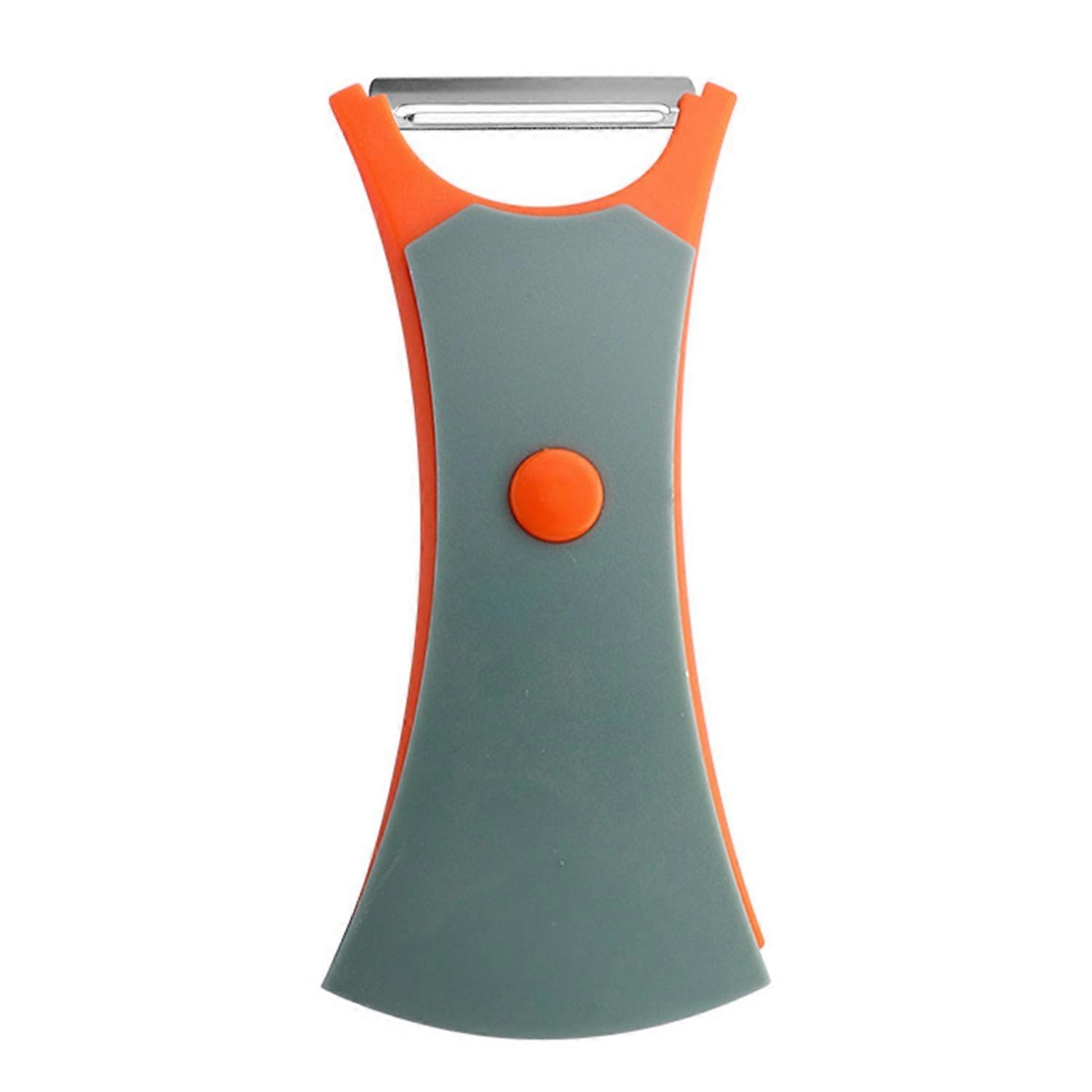 2 In 1 Fruit And Vegetable Peeler Stainless Steel Blade Rotating Storage Design Grater Ergonomic