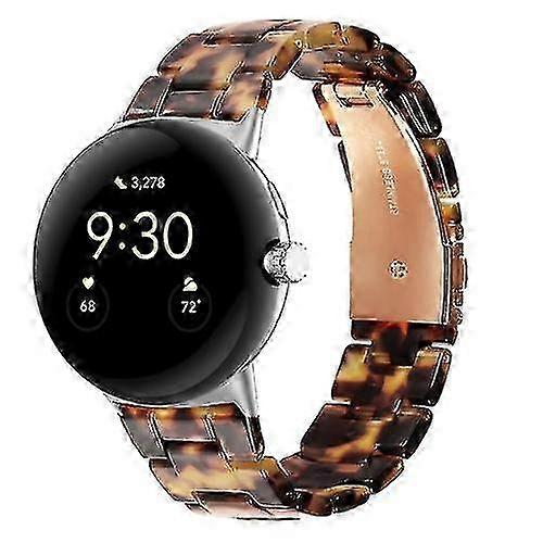 Pour Google Pixel Watch Bracelet de montre en résine à trois perles HJIJ