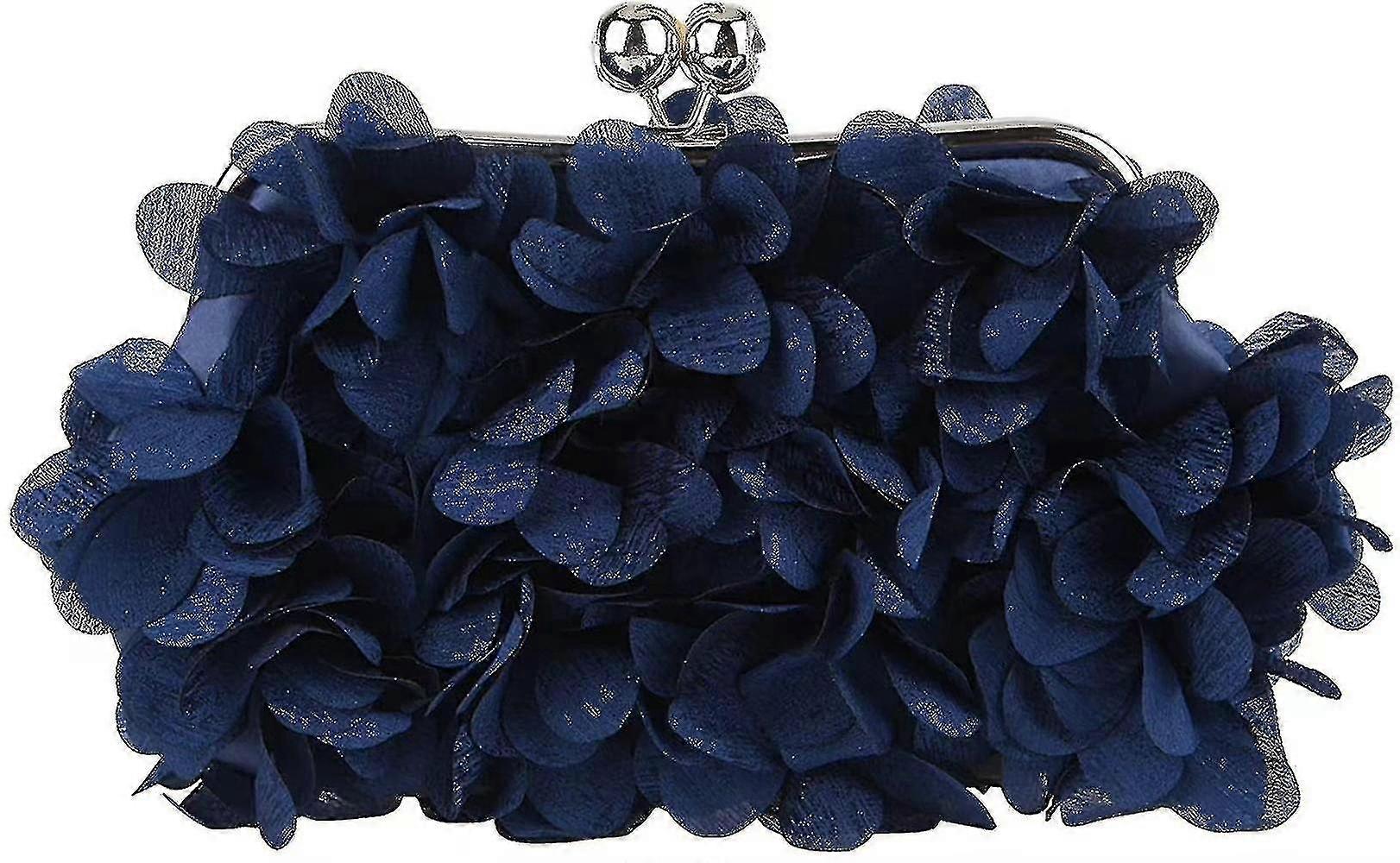 kvinners clutch kveld poser floral applique clutcher