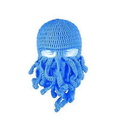DORA BRIDAL Tentacle Octopus Knit Beanie - Cthulhu Inspired Ski Mask & Winter Hat For Men & Women - View #6