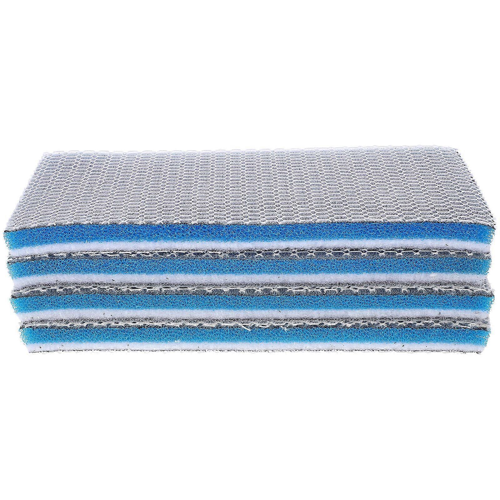 4pcs Absorbent Filter Sponge Fish Tanks Filter Sponge Polyester Fish Tank Filter Aquarium Accessory Size S