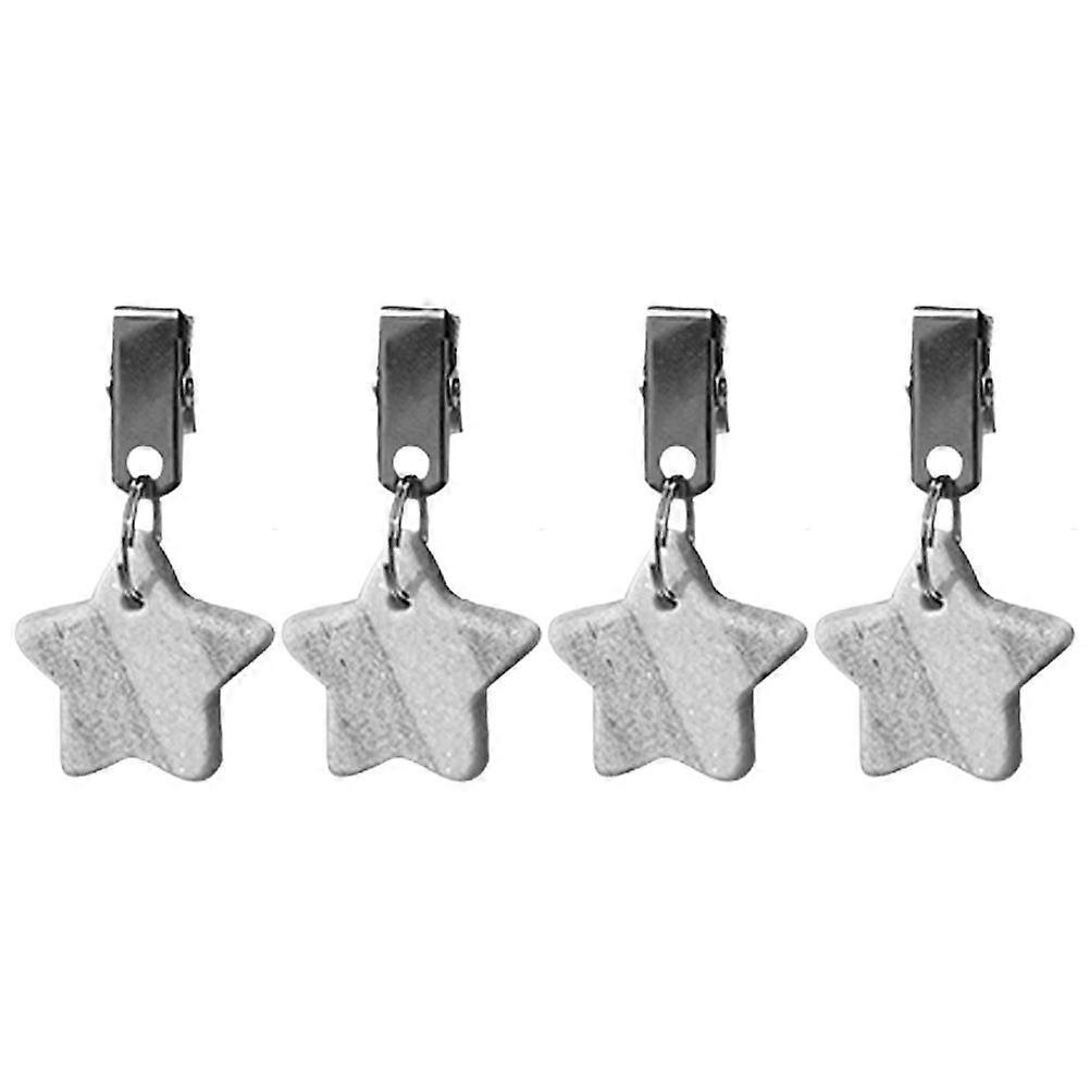 4pcs Table Cloth Pendant Weights Tablecloth Clips Pendants Tablecloth Weights with Clips