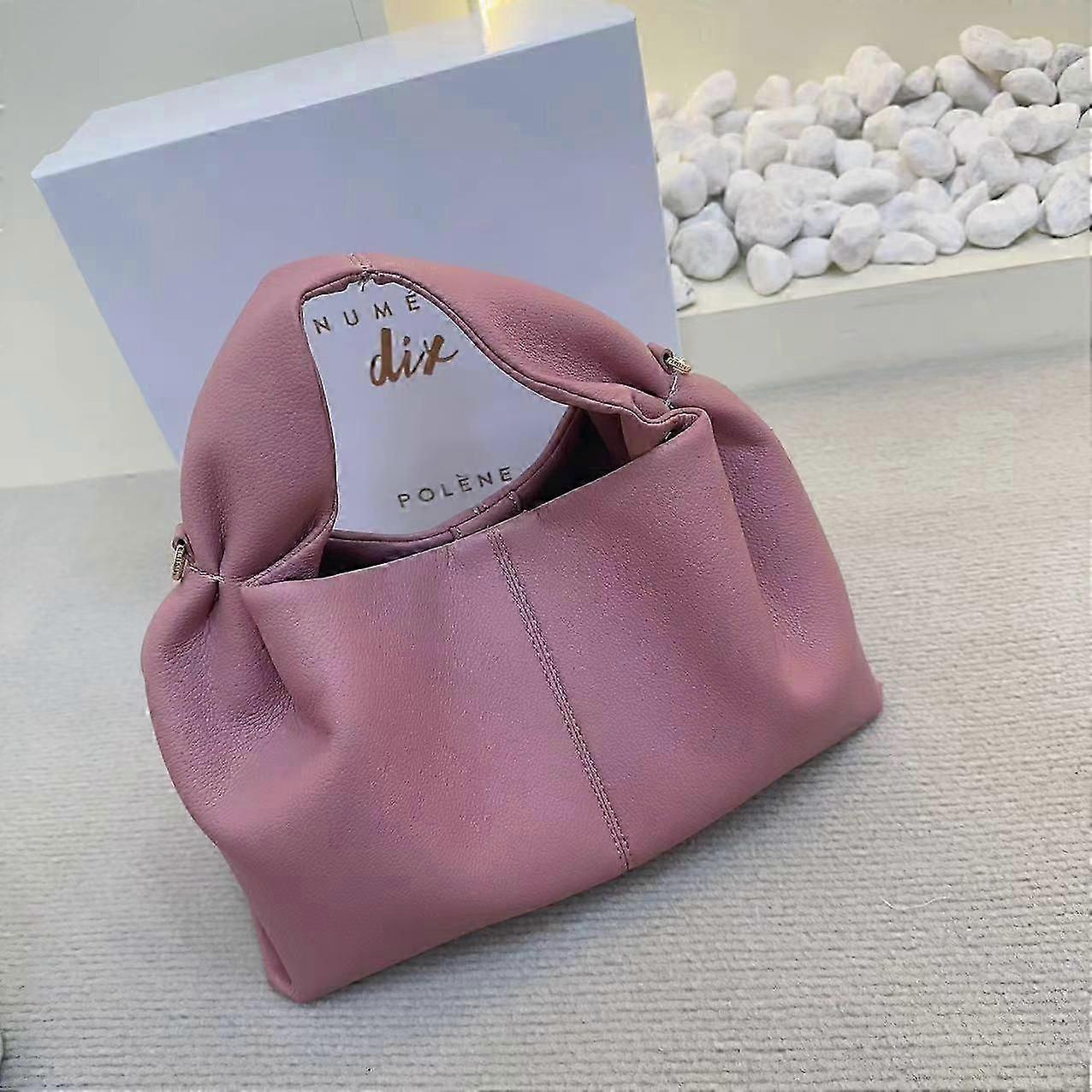 Femme Mode Dumpling Chignon Aisselle Sac à main Ivoire