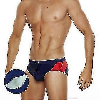 Menn Push Up Pad Badetruser Polyester Tørr Bikini Badetøy Mote Sport Strand Lav Midje Badedrakt XL 07
