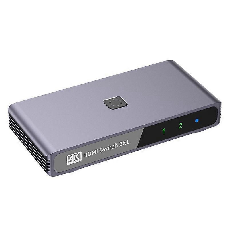 Type A Q201 HDMI Switch 4K@60Hz 2 Input 1 Output/1 Input 2 Output HDMI Splitter for TV DVD
