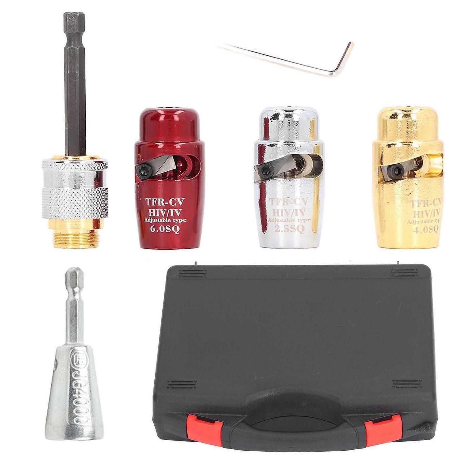 Cable Twisting Stripping Tool High Efficiency 10 to 33mm Length Adjustable Electric Wire Stripper To