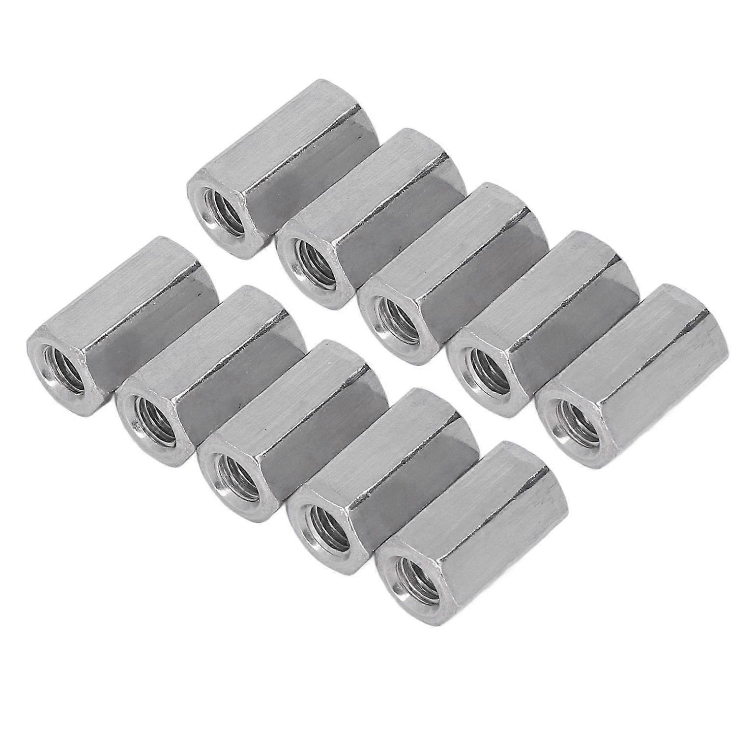 coupling nut rod coupling nut m8 connector nut 10Pcs Coupling Nut 304 Stainless