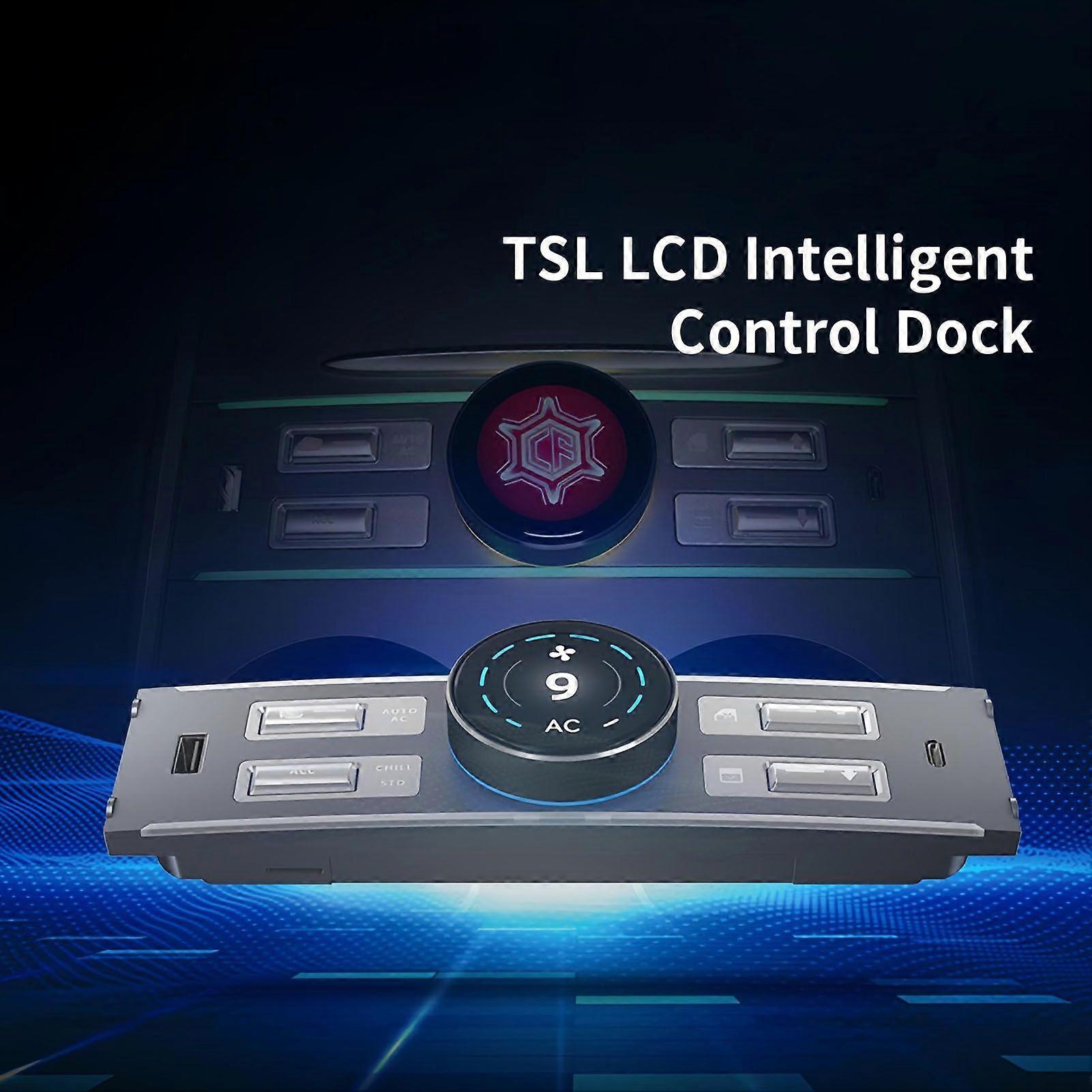 Center Control Expansion Dock Station USB Hub Mutifunctional Shortcut Key Button Knob Controller Ersatz für Tesla Modell 3 Y