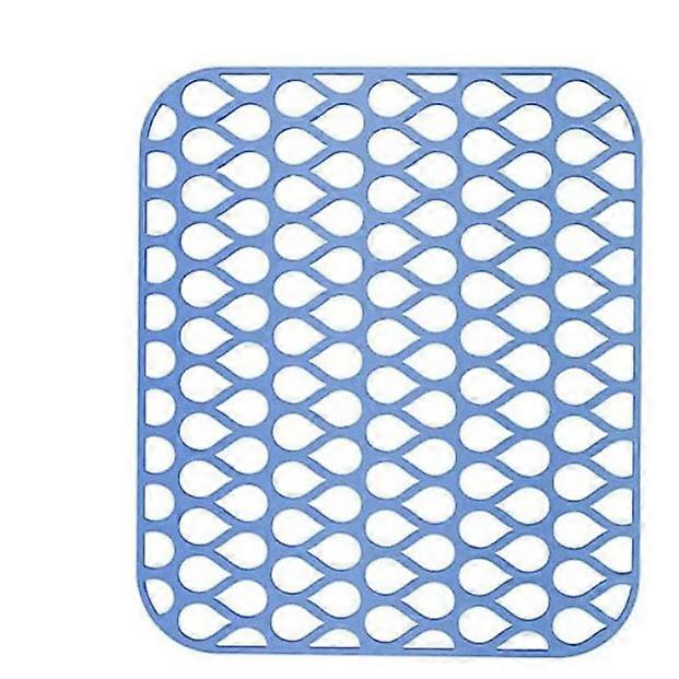 Silicone Sink Mat Drain Mat Kitchen Sink Protector Hollow Insulation Mat Dining Table Mat