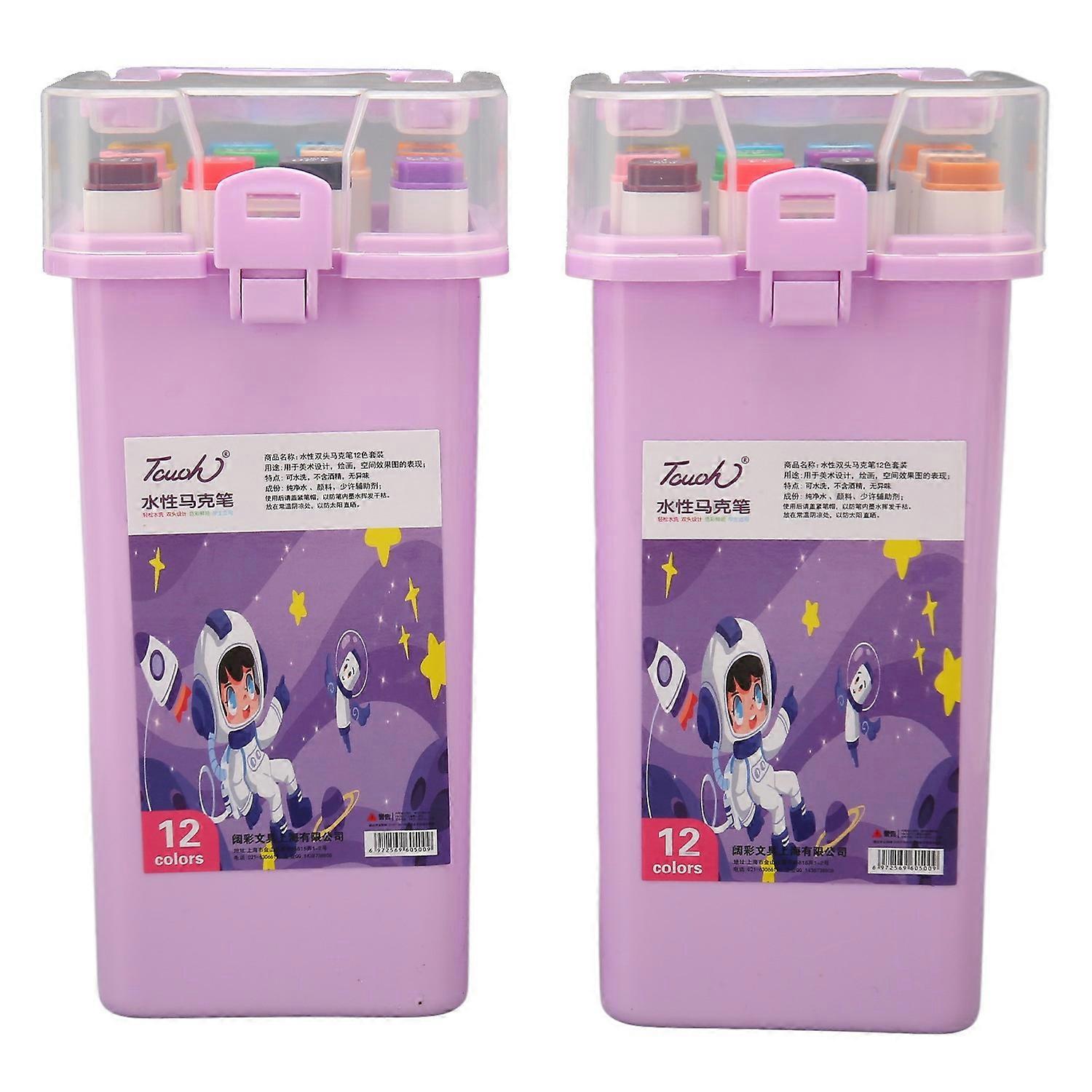 Graffiti Markers Water Based Double Headed Rich Colors Quick Dry Box Packed Paint Markers for DIY Cr