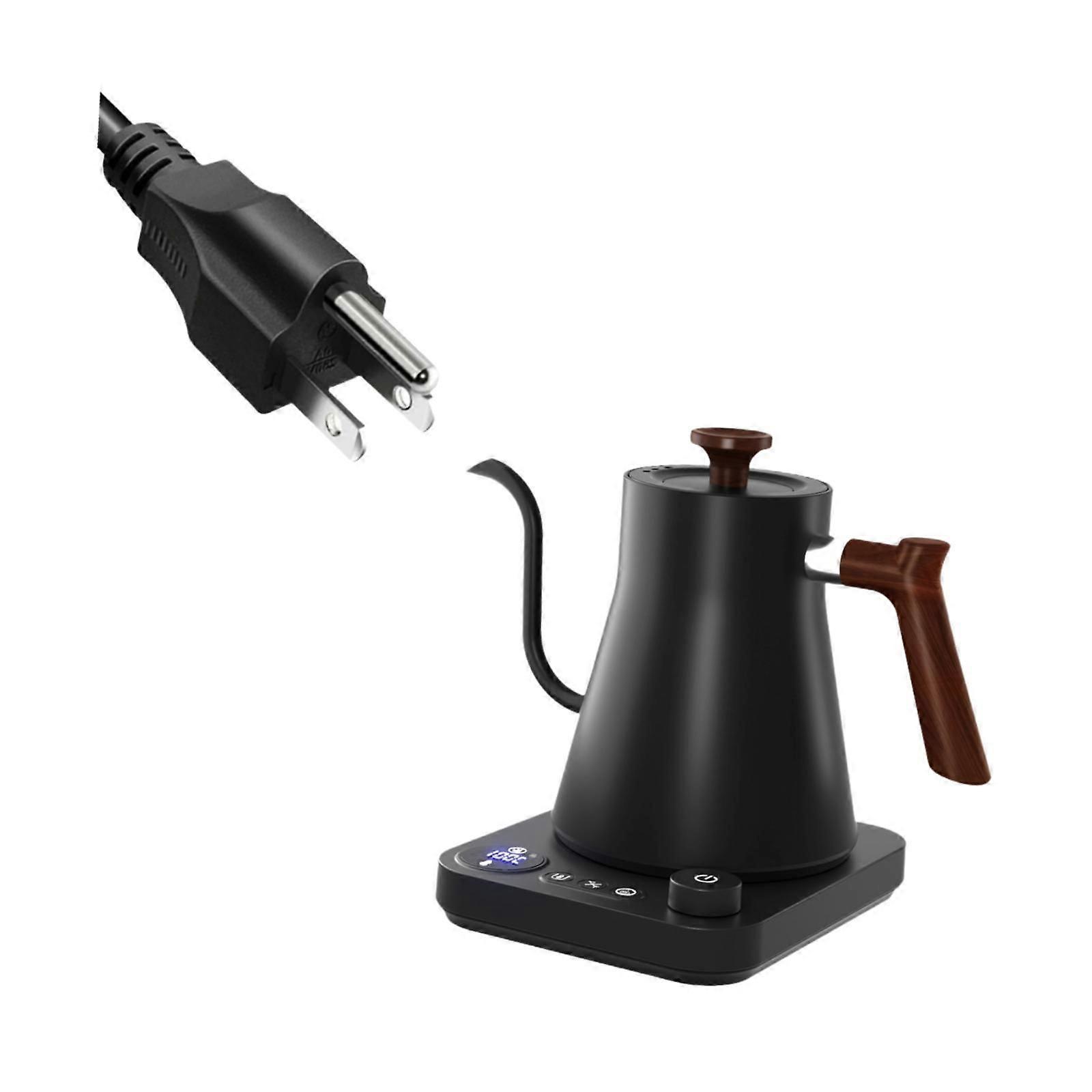 Bollitore elettrico a collo di cigno Bollitore da caffè a collo di cigno per ristorante Home Office nero