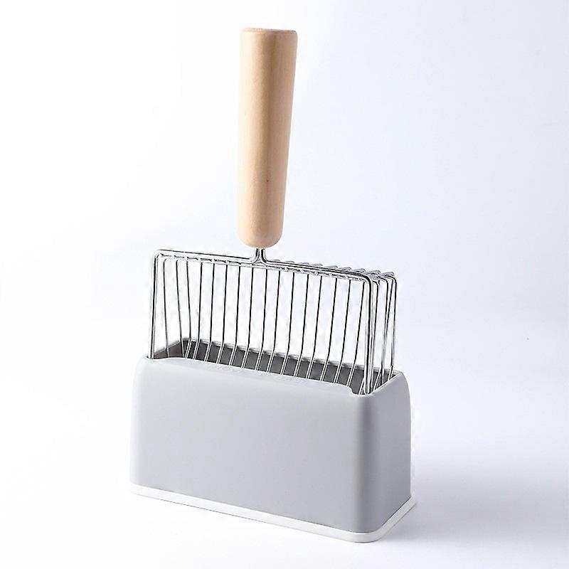 Durable Gray Cat Litter Scoop Set - Perfect for Pet Owners