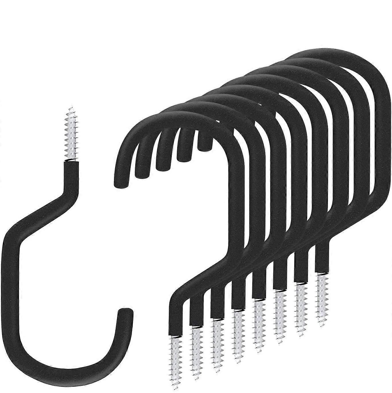 8-piece bicycle wall storage hook, suitable for garage walls, neatly storing bicycles