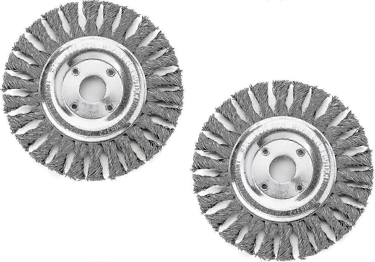 2pcs Circular Brush,Circular Wire Brush,Circular Brush For Drill,Wire Brush Diameter 125 Mm