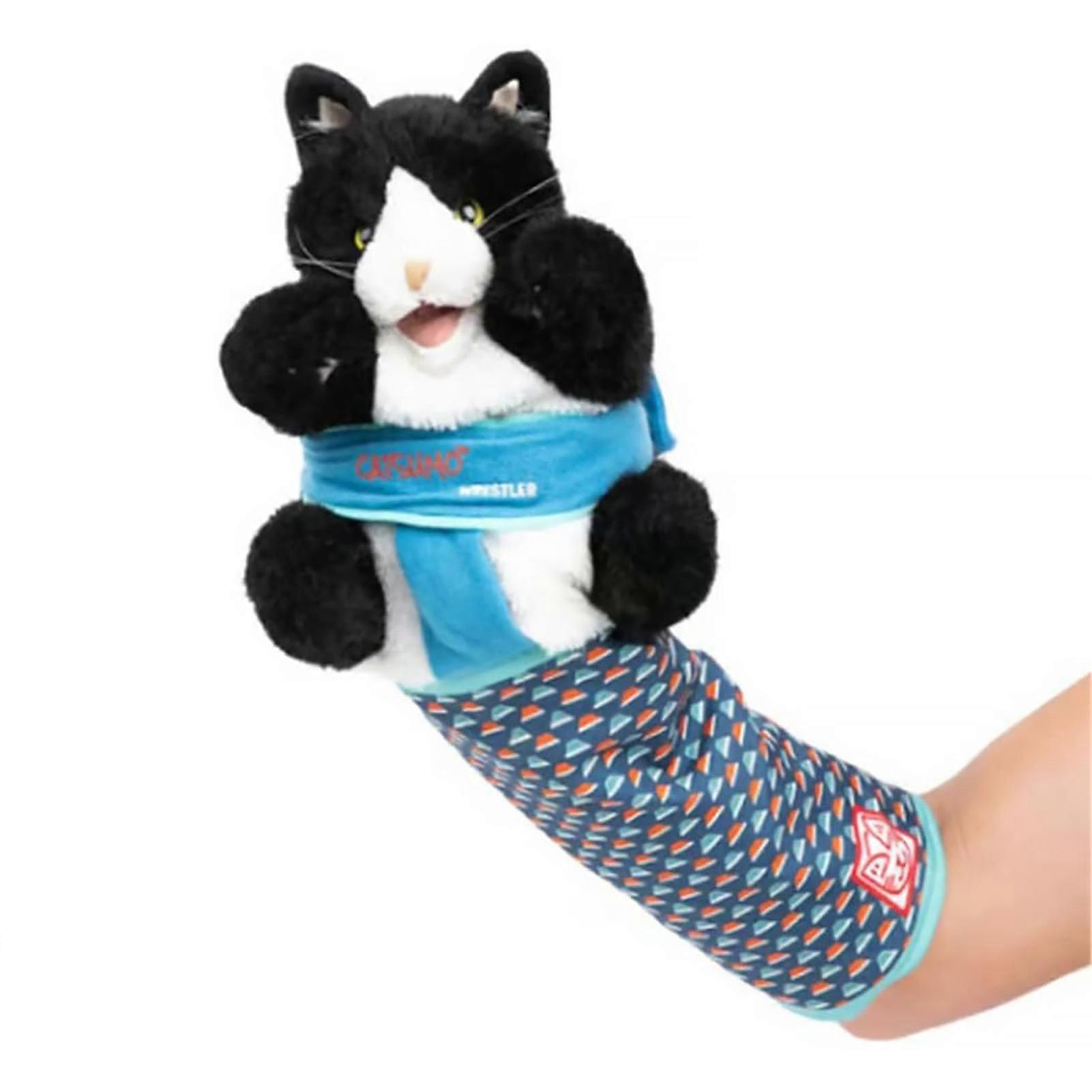 Cat Puppet Wrestlers Interactive Pet Toy with Padding for Playtime and Training Stuffed Animal Cat Toy for Fun and Protection