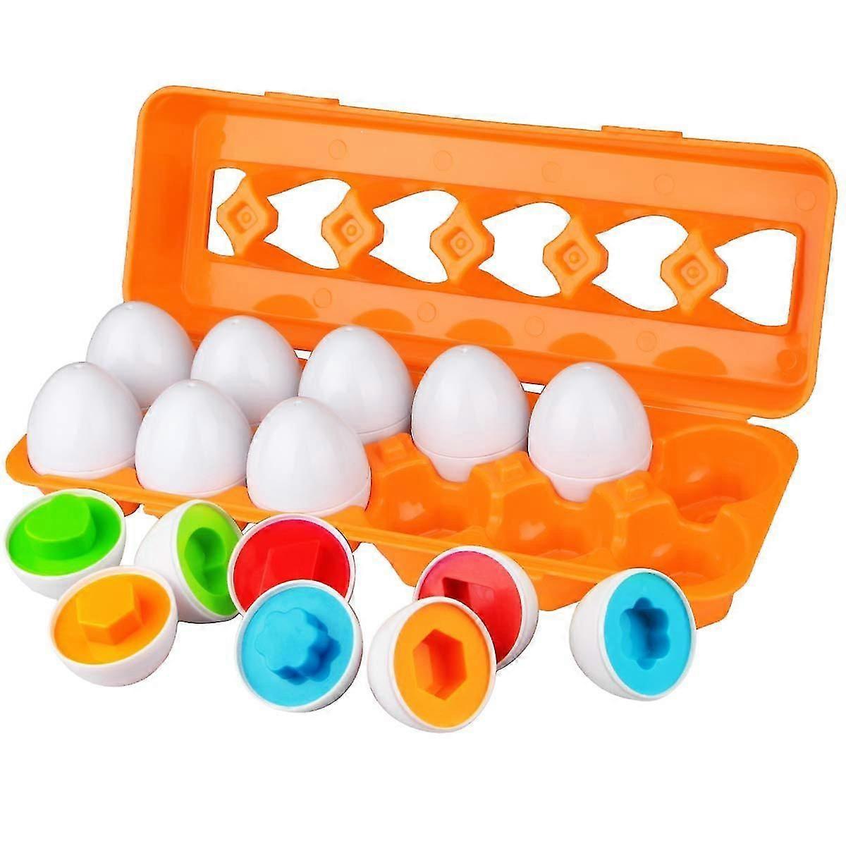 Toddler Eggs Set Toys For 1 2 3 Years Old Girls Colour Sorting Educational Toys Colour Matching Egg