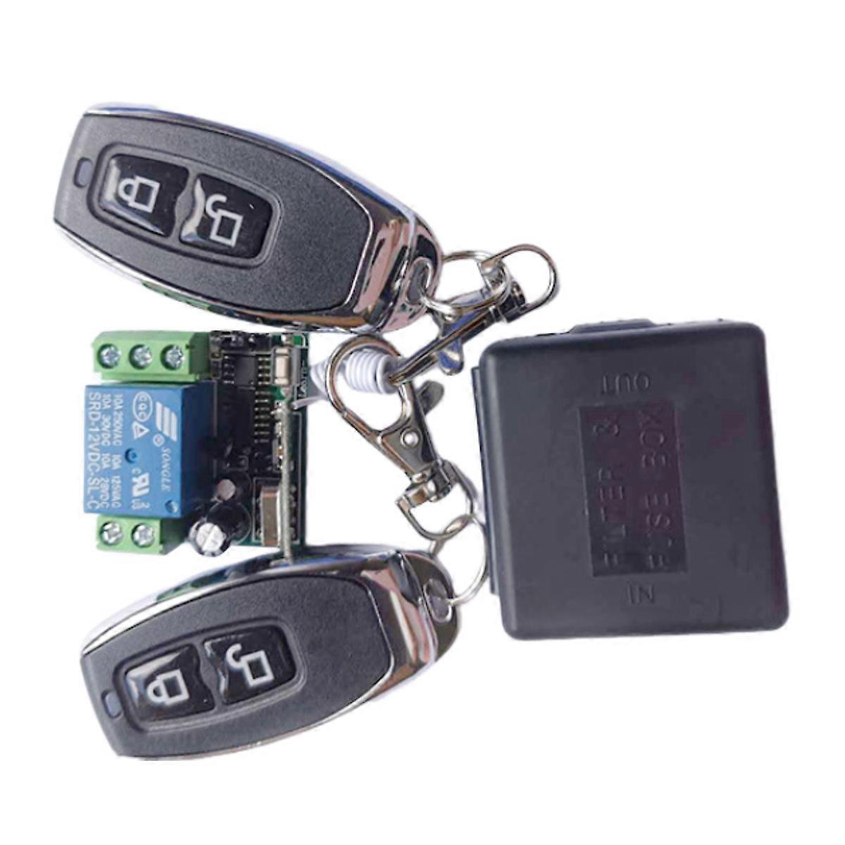Wireless Remote Switch System with Self-Locking Interlock RF Control